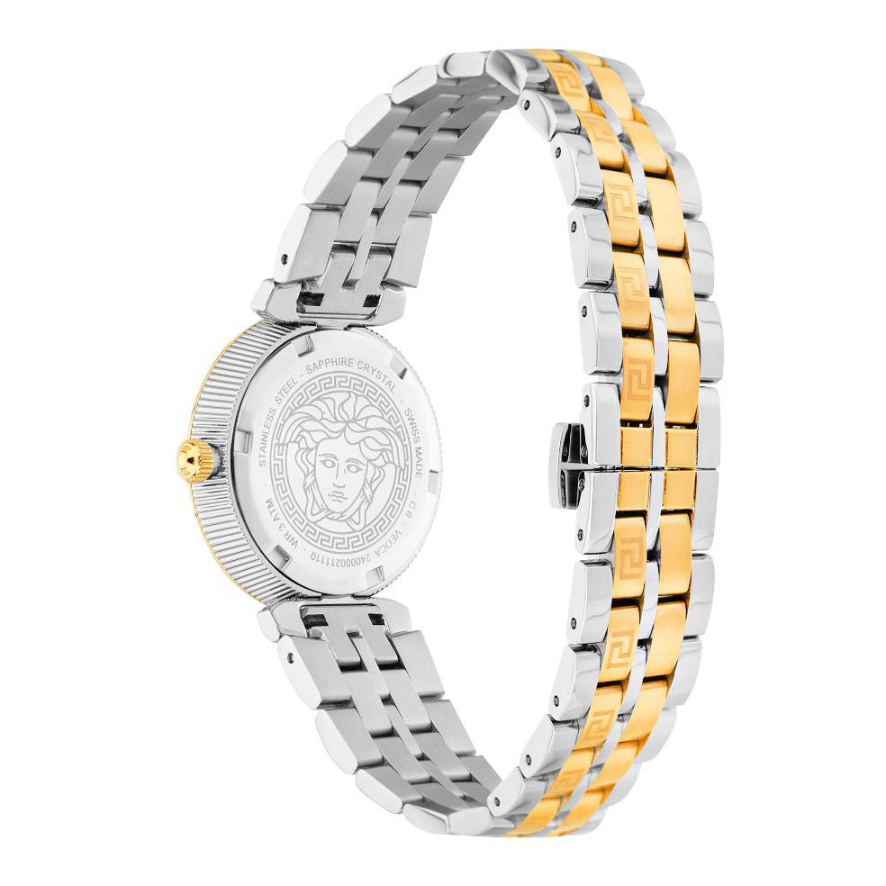 Versace Daphnis 32mm Classic White Two-Tone Ladies’ Watch