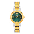 Versace Daphnis 32mm Green Two-Tone Ladies’ Dress Watch
