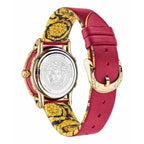 Versace Safety Pin Ladies' Red Watch