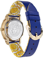 Versace Ladies Watch Safety Pin Blue