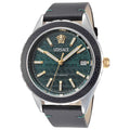 Versace Hellenyium Men's Green Silver Automatic Watch