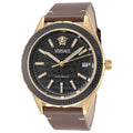 Versace Hellenyium Men's Black Silver Automatic Watch