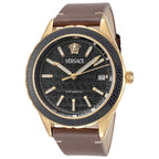 Versace Hellenyium Men's Black Silver Automatic Watch