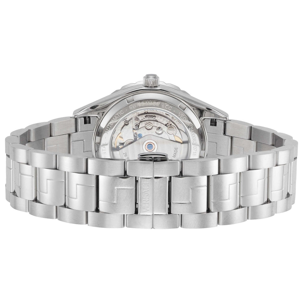 Versace Hellenyium Automatic Men's Turquoise Silver Watch