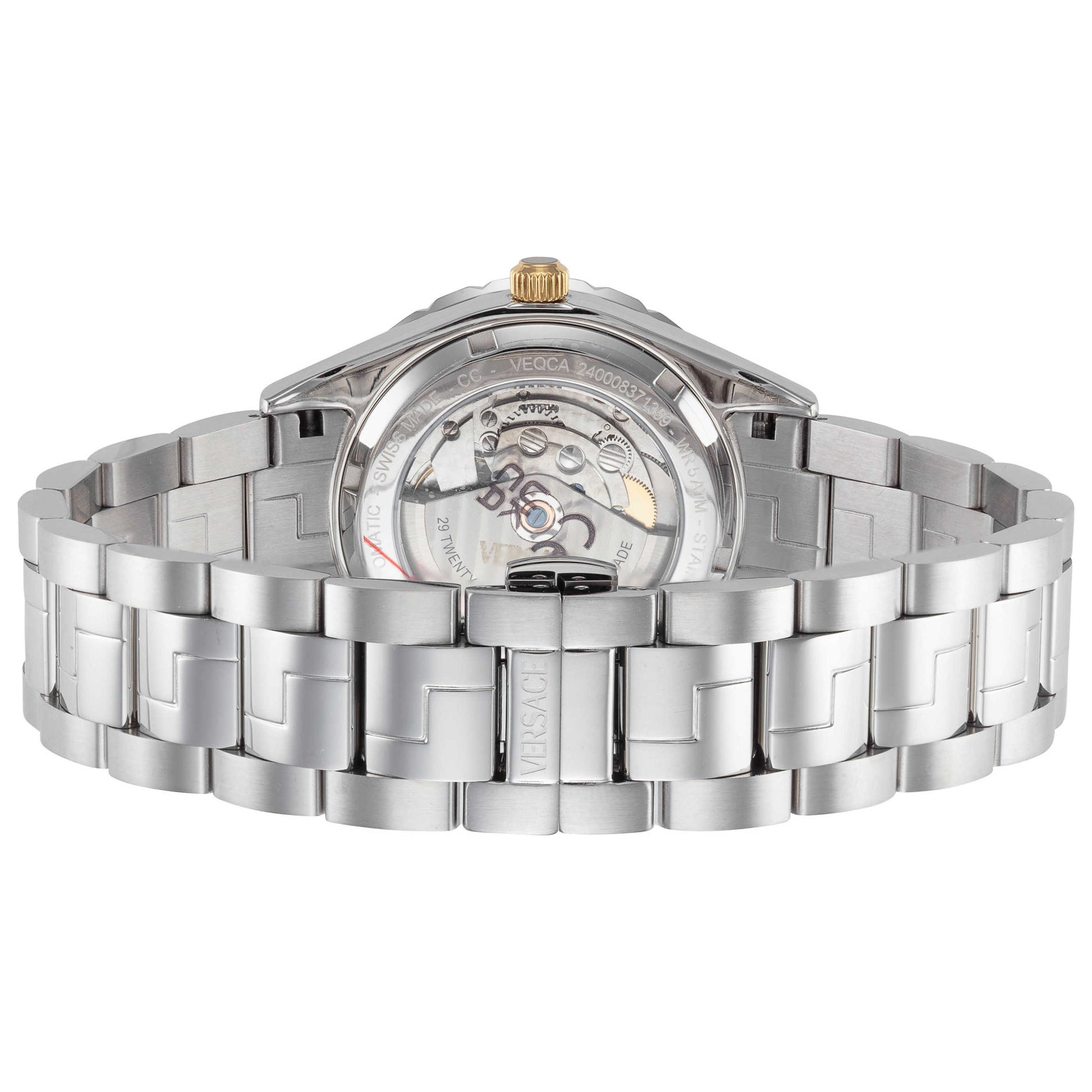 Versace Hellenyium Automatic Men's Blue Silver Watch