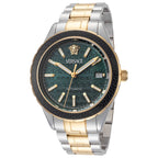 Versace Hellenyium Men's Green Gold Silver Automatic Watch