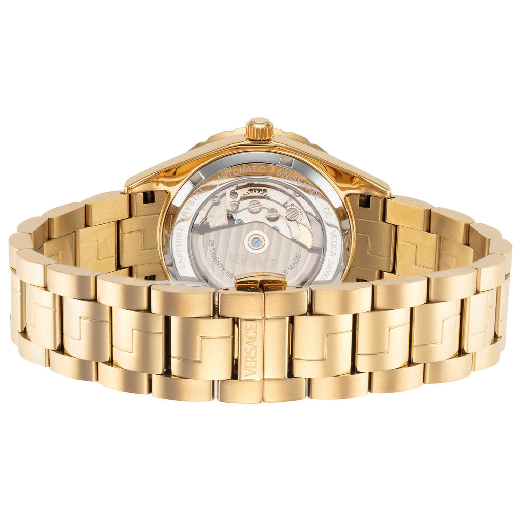 Versace Hellenyium Automatic Men's Black Gold Watch
