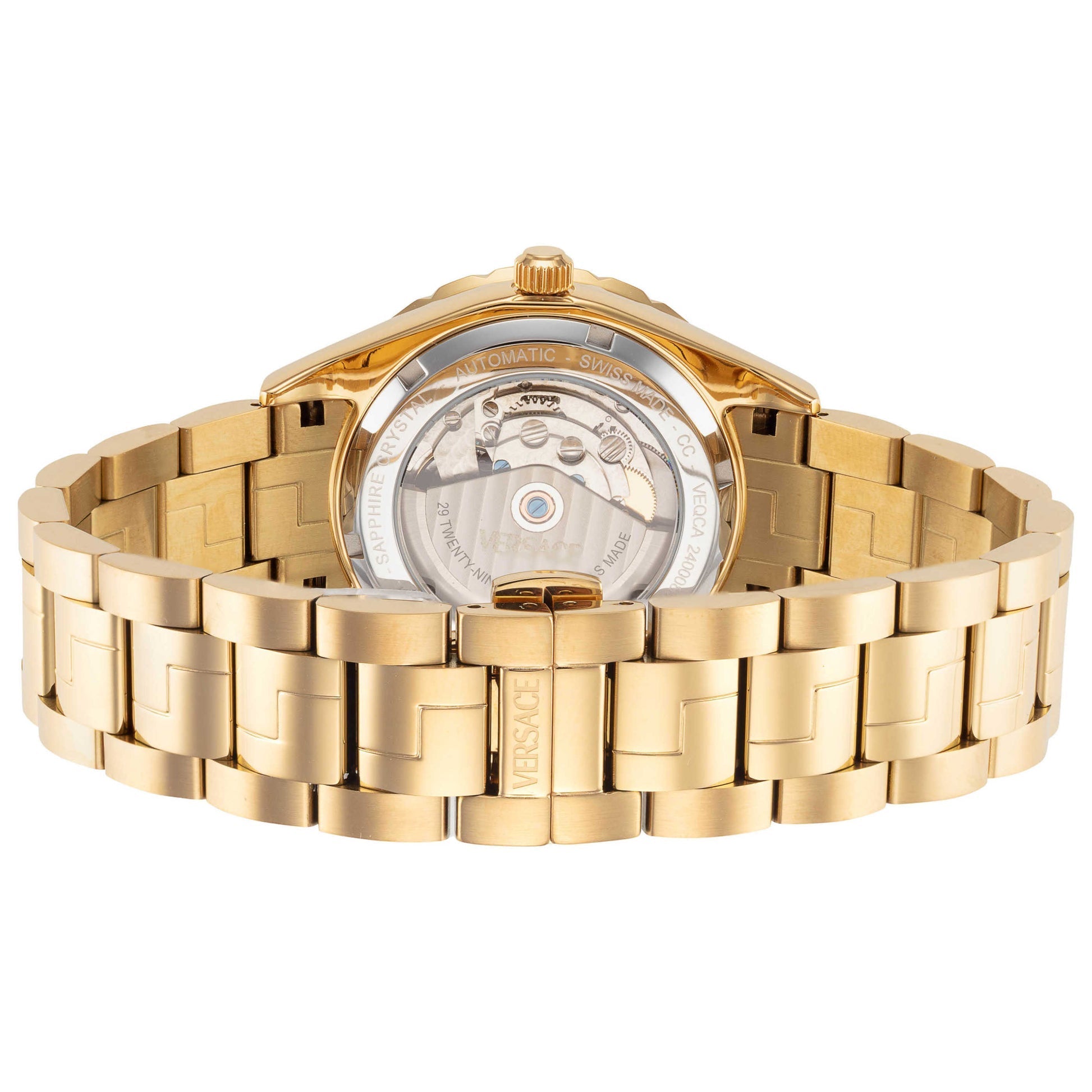Versace Hellenyium Men's Gold Black Automatic Watch
