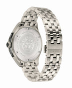 Versace Men's Watch Glaze Silver Bracelet