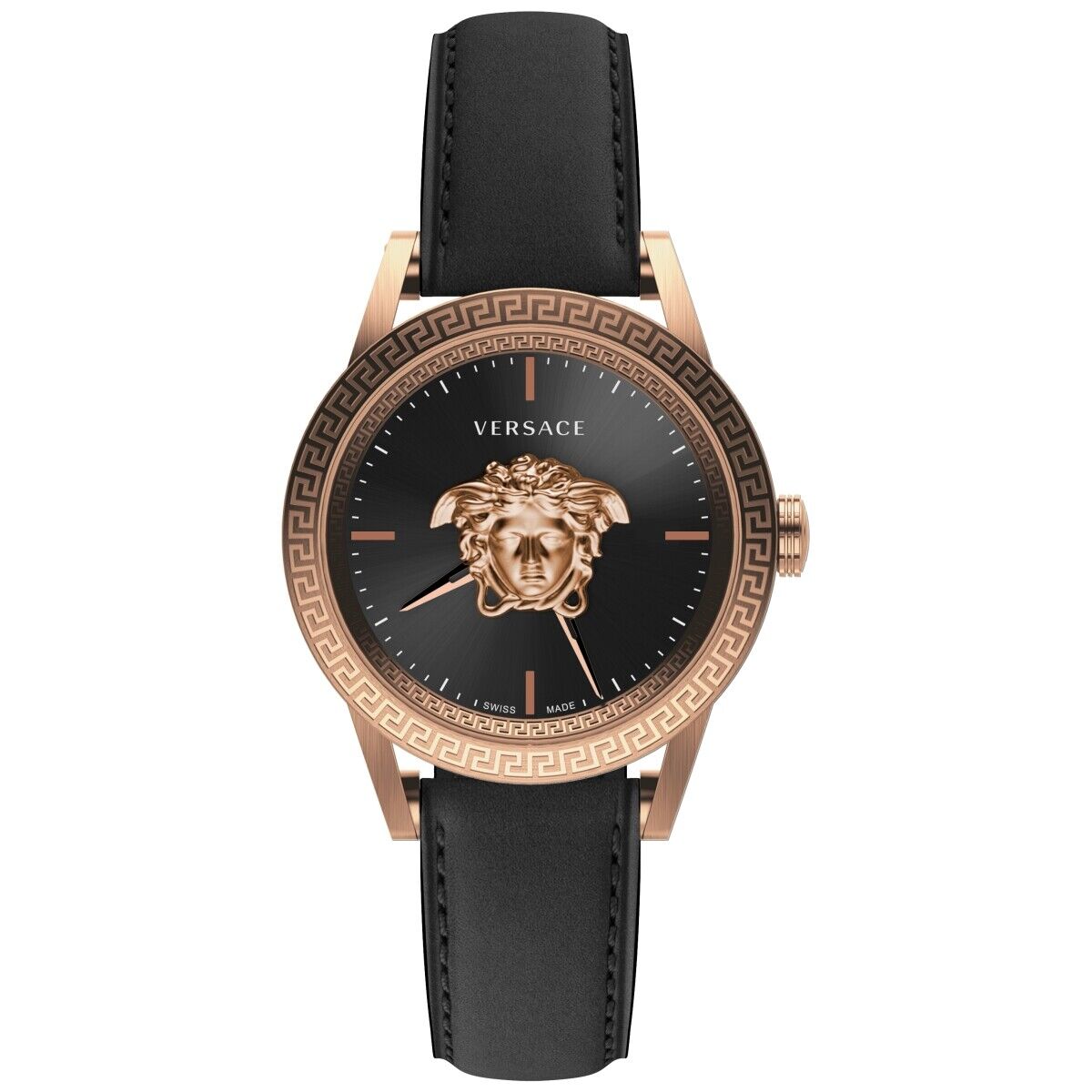 Versace Men's Watch Palazzo Empire 43mm Black Rose Gold