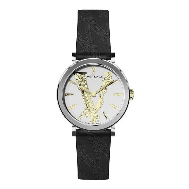 Versace Virtus 36mm Ladies' White Black Watch