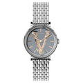 Versace Virtus 36mm Ladies' Grey Silver Watch
