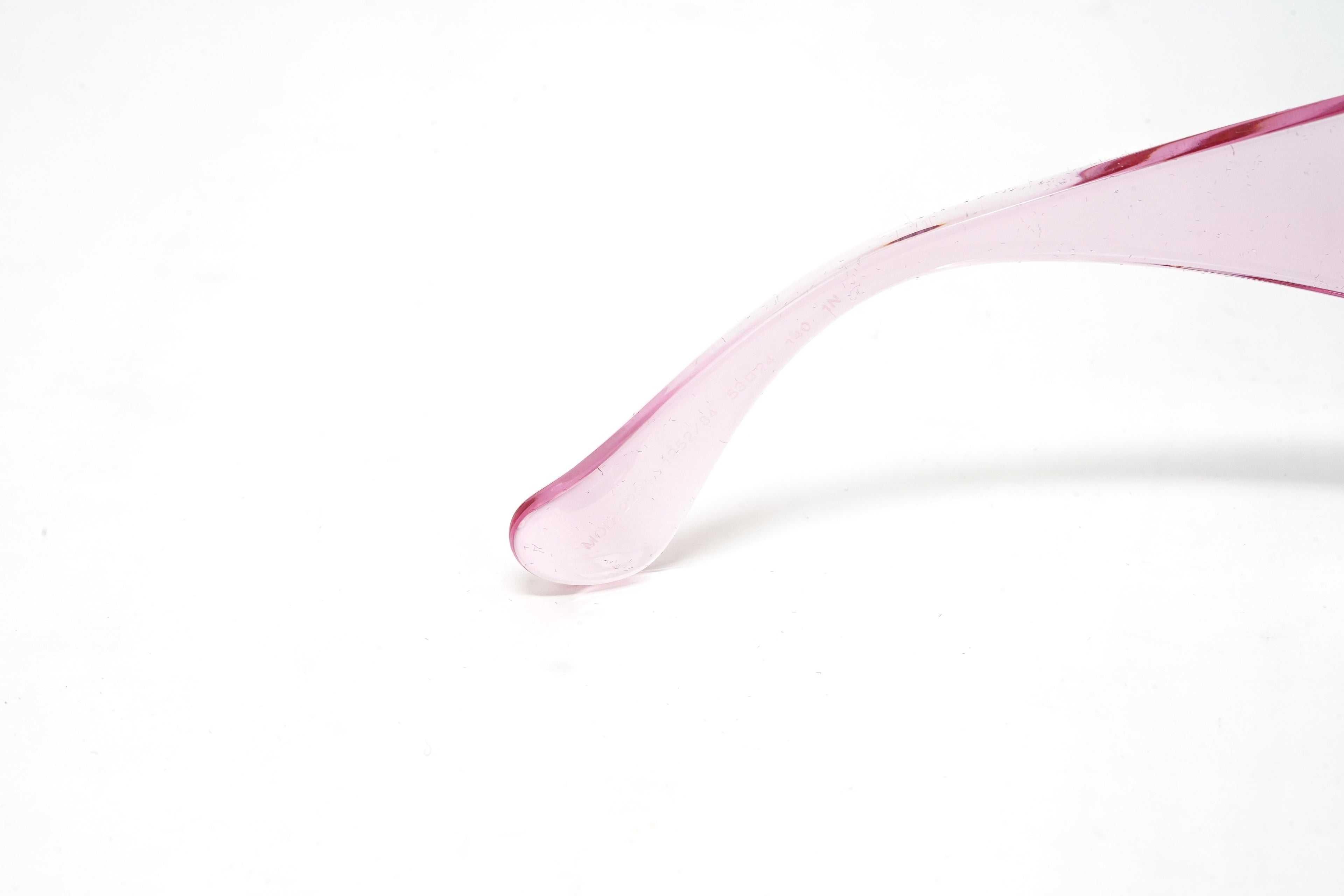 Versace Women's Sunglasses Cat Eye Transparent Pink