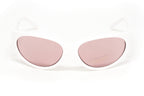 Versace Women's Sunglasses Cat Eye White/Pink