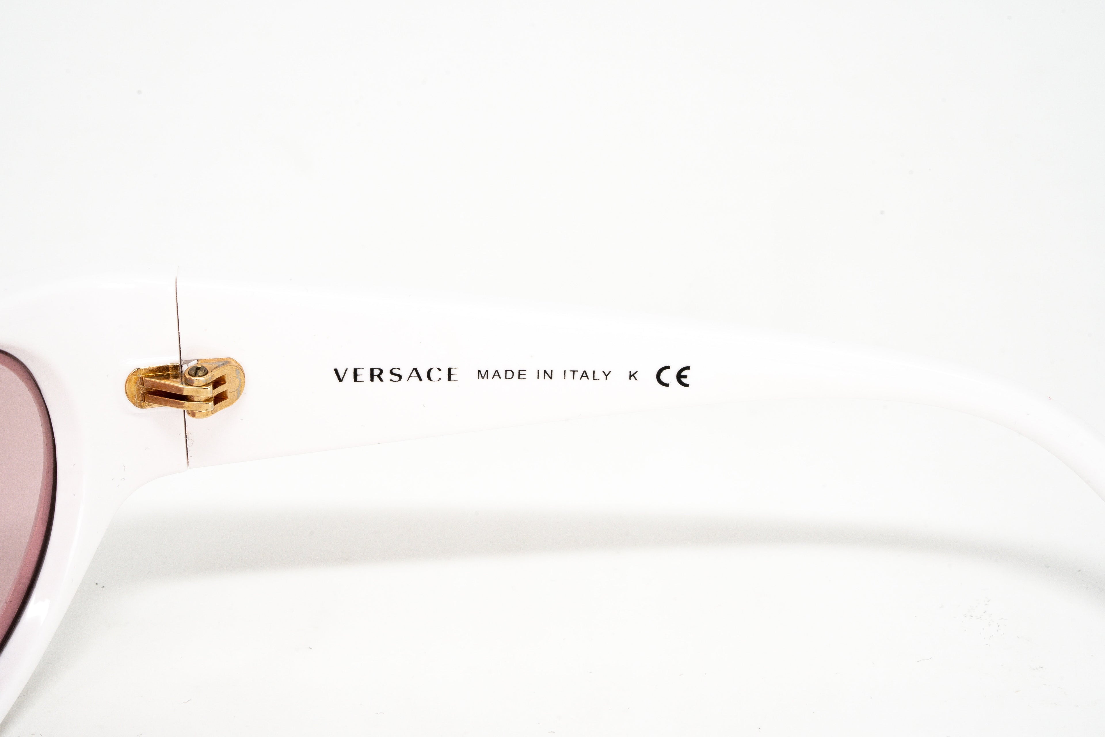 Versace Women's Sunglasses Cat Eye White/Pink
