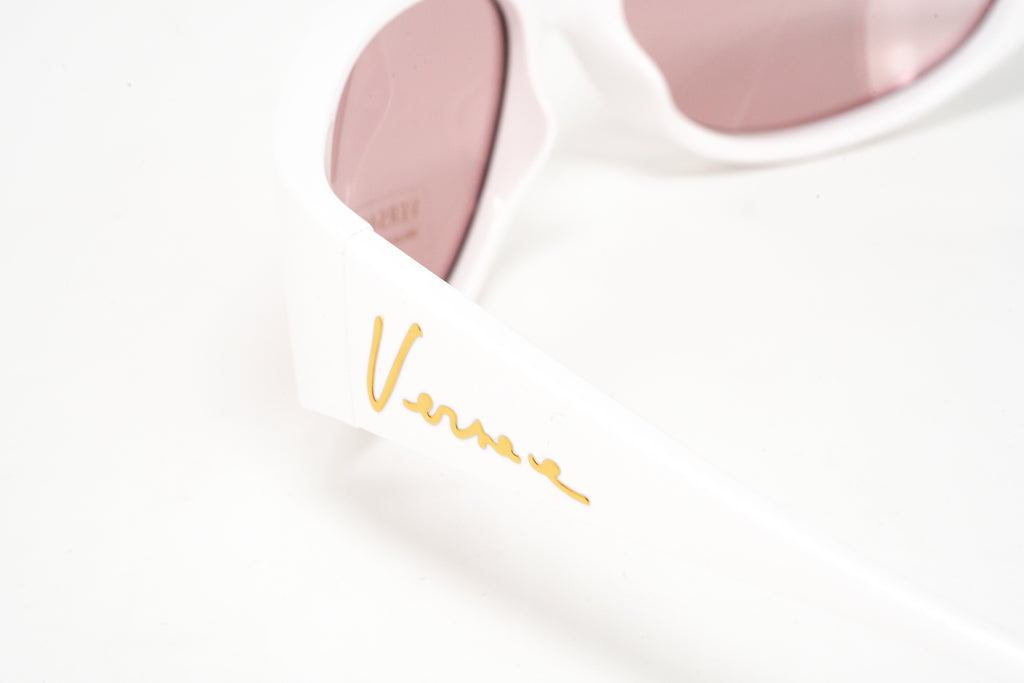 Versace Women's Sunglasses Cat Eye White/Pink