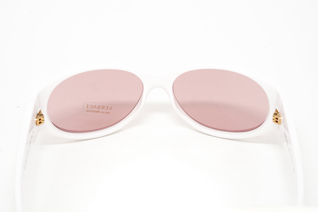 Versace Women's Sunglasses Cat Eye White/Pink