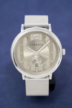 Versace V-Circle Small Seconds Silver