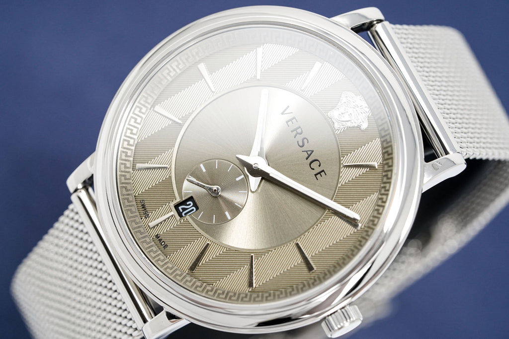 Versace V-Circle Small Seconds Silver