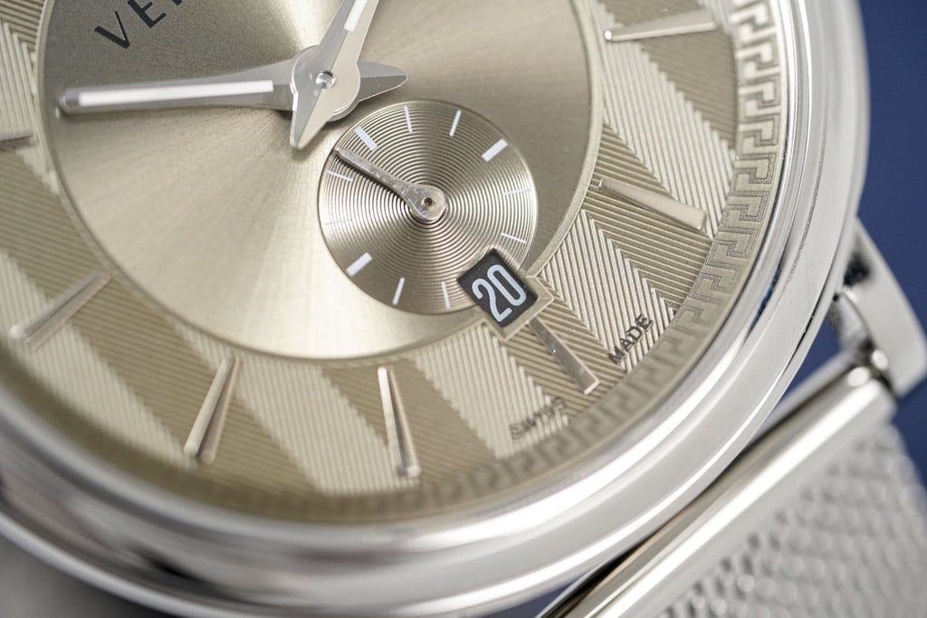 Versace V-Circle Small Seconds Silver