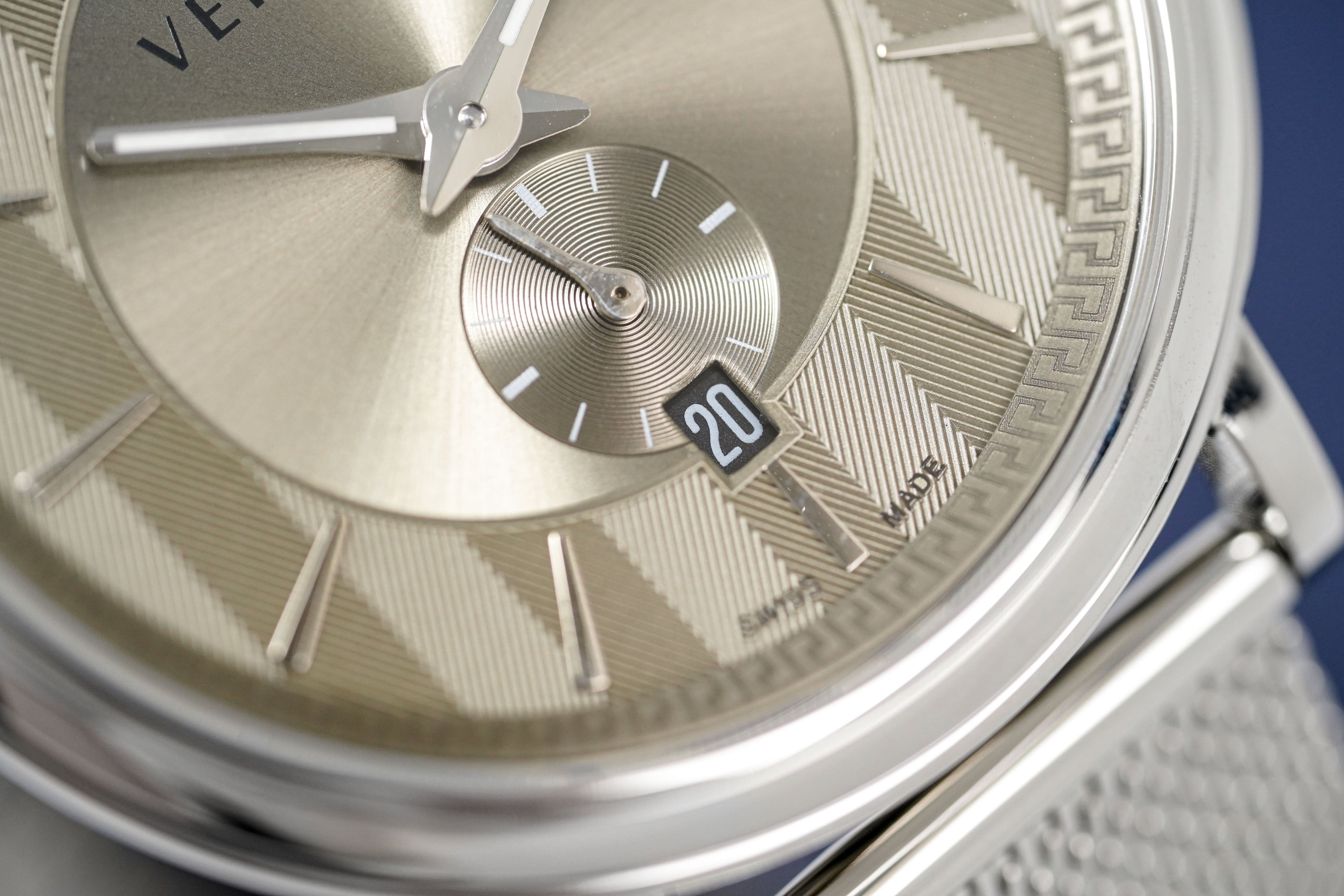 Versace V-Circle Small Seconds Silver