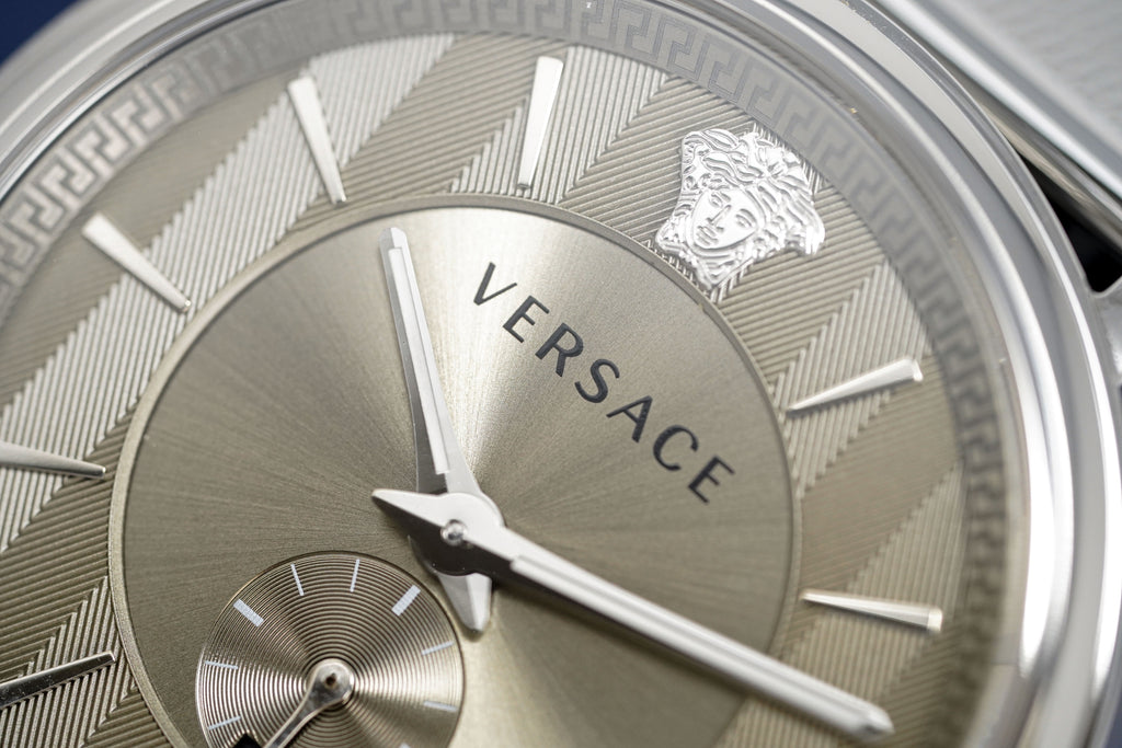 Versace V-Circle Small Seconds Silver