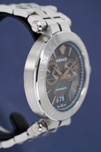 Versace Men's Watch Chronograph Aion Silver
