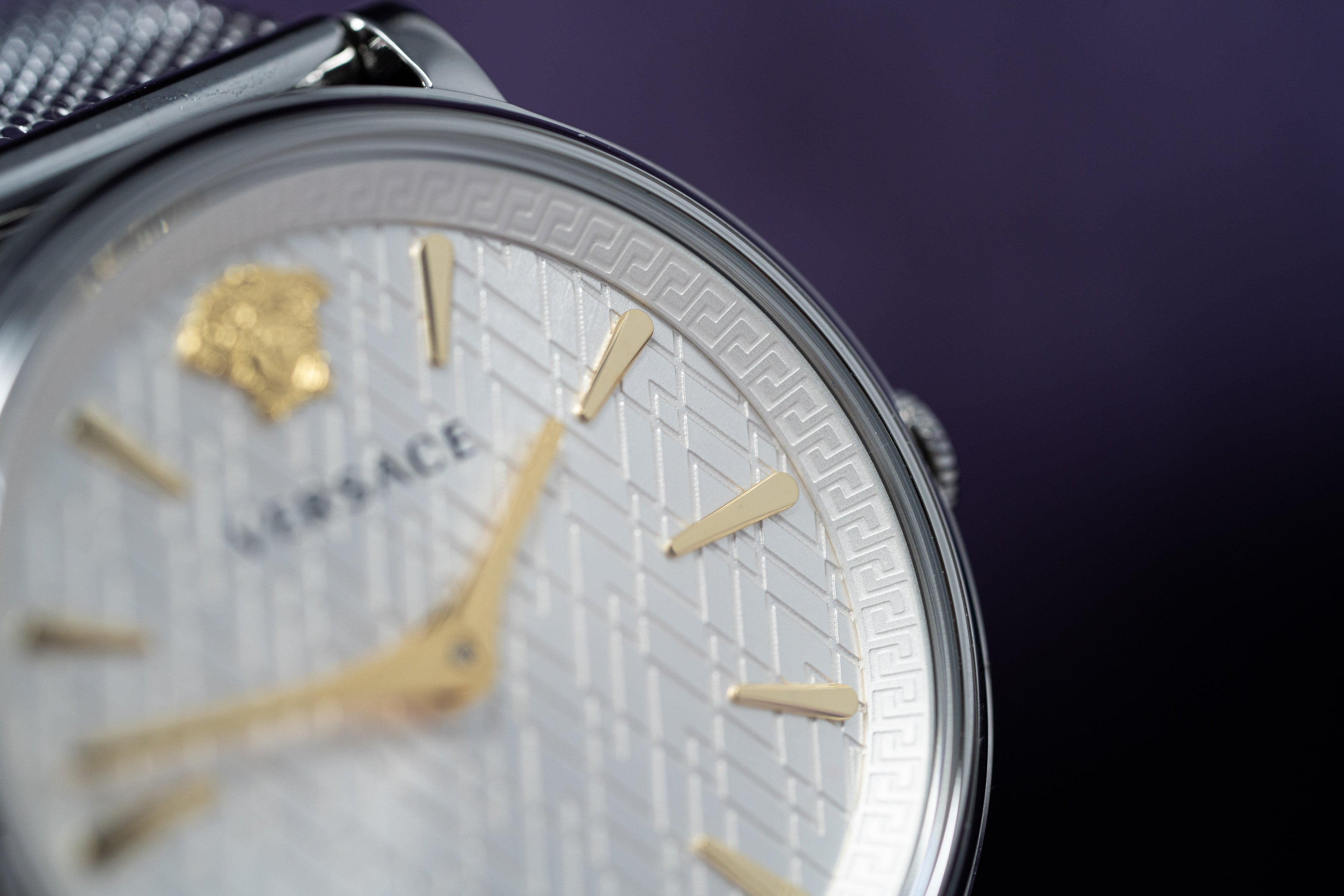 Versace Ladies Watch V-Circle 38mm Silver