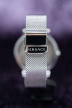 Versace Ladies Watch V-Circle 38mm Silver