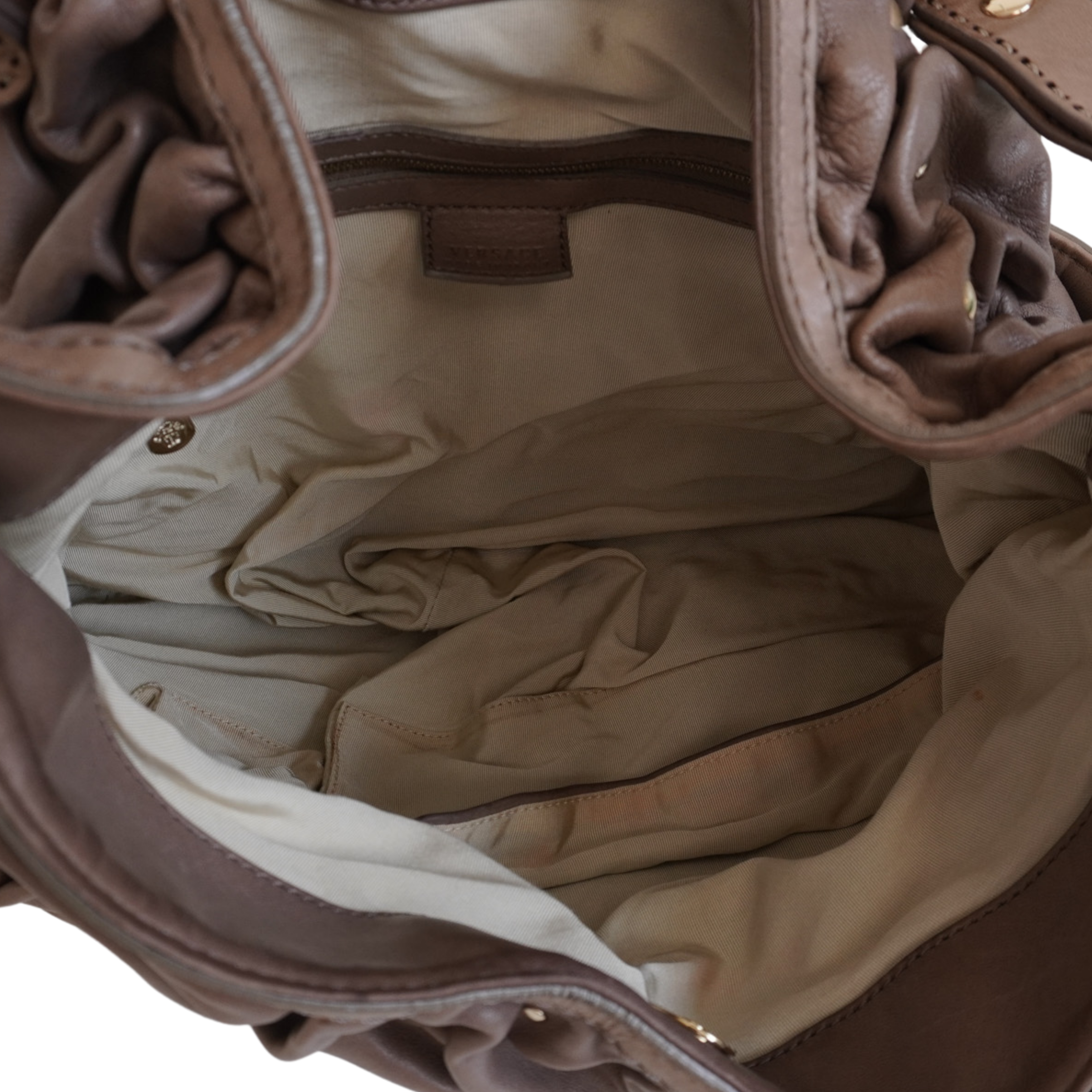 Versace Ruched Shoulder Bag