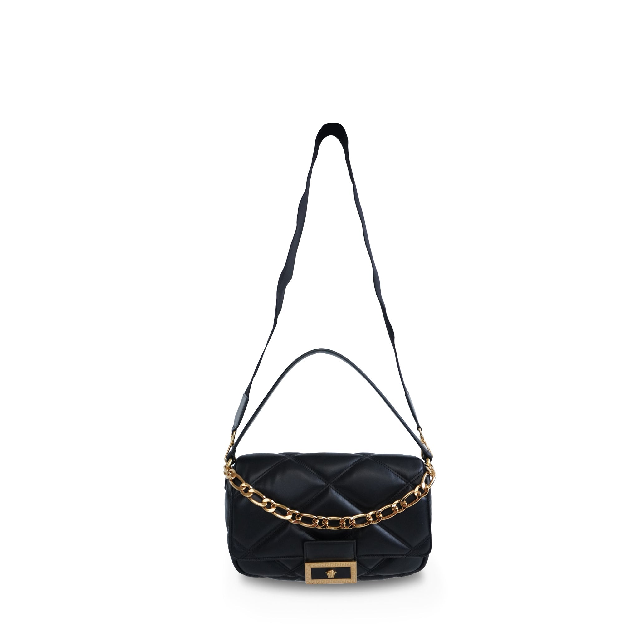Versace Quilted Shoulder Bag