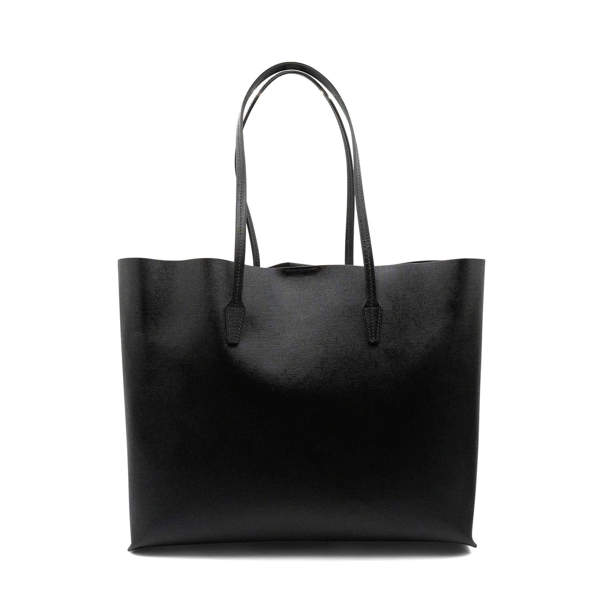 Versace Printed Leather Tote Bag
