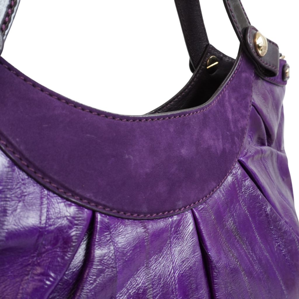 Versace 'Amethyst Eel' Shoulder Bag