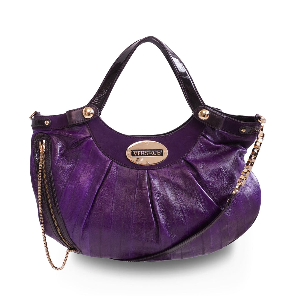 Versace 'Amethyst Eel' Shoulder Bag