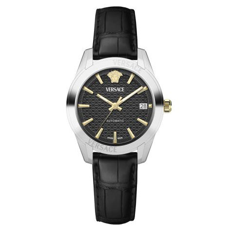 Versace Greca Classic Ladies’ Black Automatic Watch