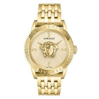 Versace V-Code Men's Gold Quartz Watch