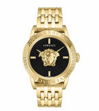 Versace V-Code Men's Black Gold Quartz Watch