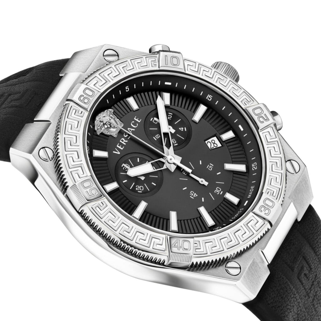 Versace Sporty Greca Chronograph Men’s Black Watch