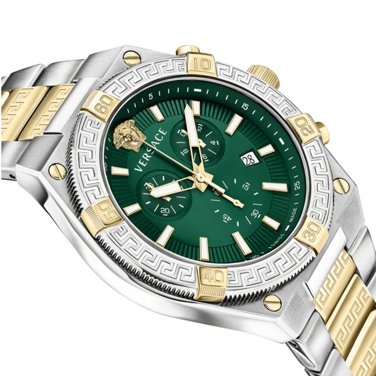 Versace Sporty Greca Chrono Green Men’s Watch