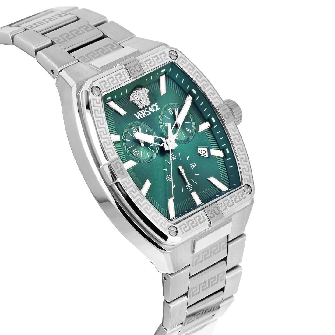 Versace Greca Sport 44mm Chronograph Green Dial Men’s Watch