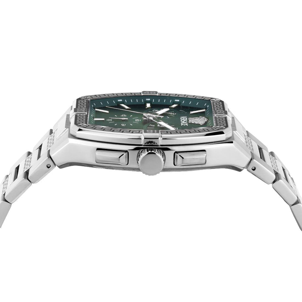 Versace Greca Sport 44mm Green Men’s Chronograph Watch