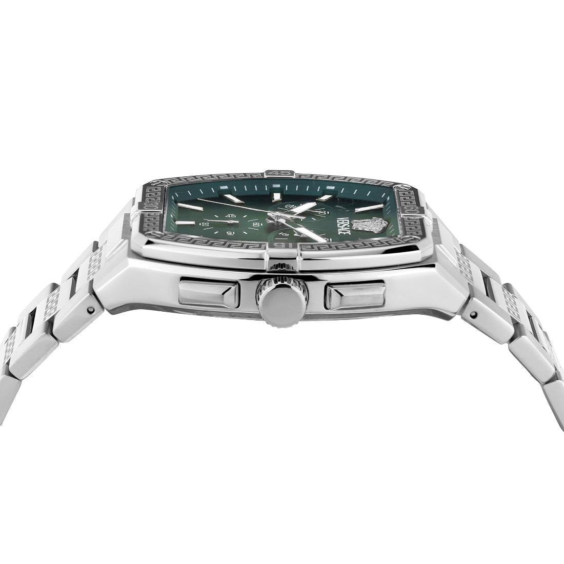 Versace Greca Sport 44mm Chronograph Green Dial Men’s Watch