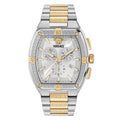 Versace Greca Sport 44mm Silver Two-Tone Men’s Chronograph Watch