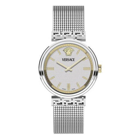 Versace Mythos Silver Quartz Ladies’ Watch