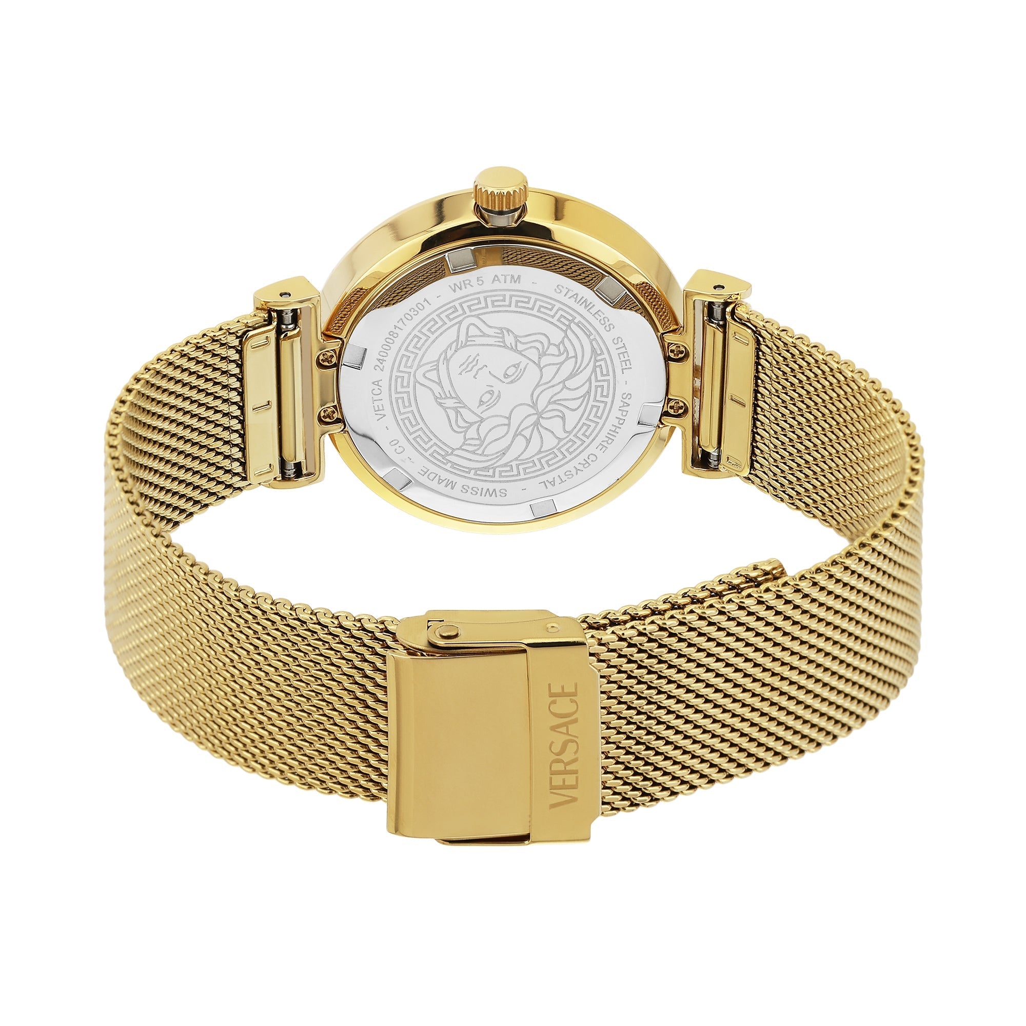Versace Mythos Black Gold Quartz Ladies’ Watch
