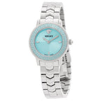 Versace V-Icon Women’s Turquoise Silver Watch