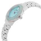 Versace V-Icon Women’s Turquoise Silver Watch