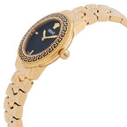 Versace V-Icon Women’s Black Gold Watch
