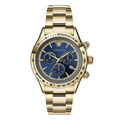Versace Men's Watch Chrono Classic Blue Gold Bracelet