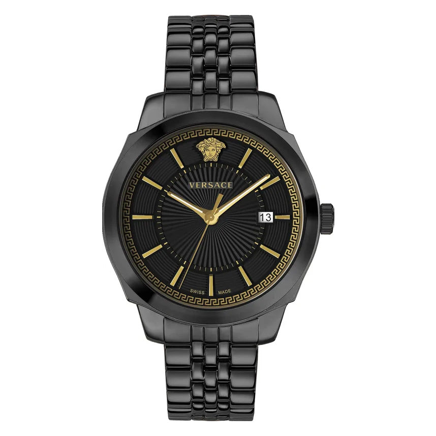 Versace Men's Watch Icon Classic Black Bracelet